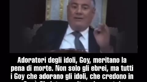 Yosef Mizrachi, rabbino sionista, spiega con una tranquillità disarmante che...