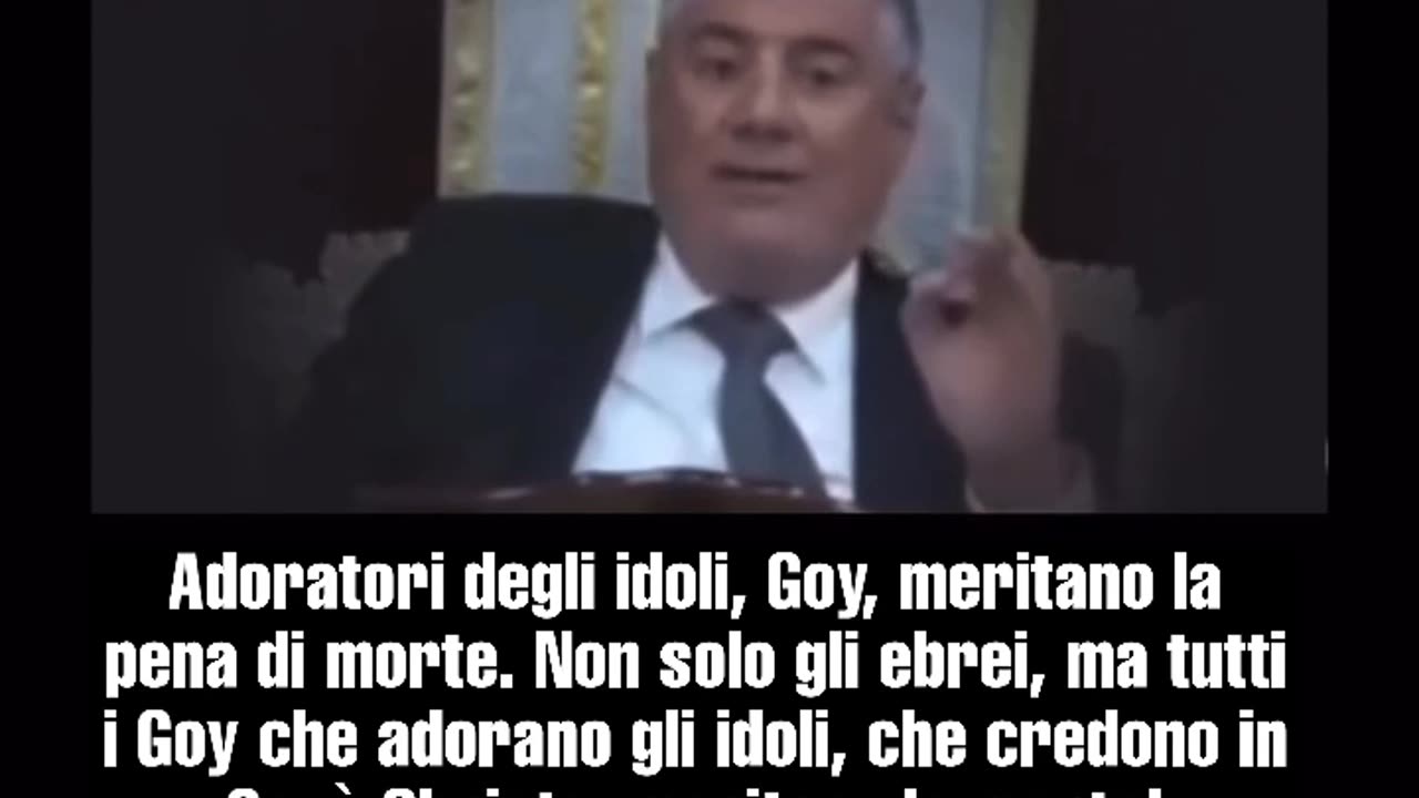 Yosef Mizrachi, rabbino sionista, spiega con una tranquillità disarmante che...
