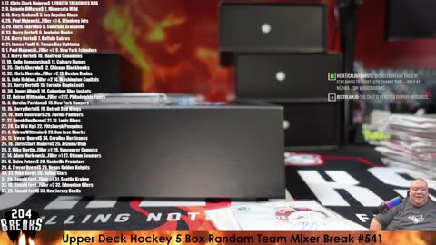 **Upper Deck Hockey 5 Box Random Team Mixer Break w/ FROZEN TREASURES BONUS #541** [AUG 27 2025]