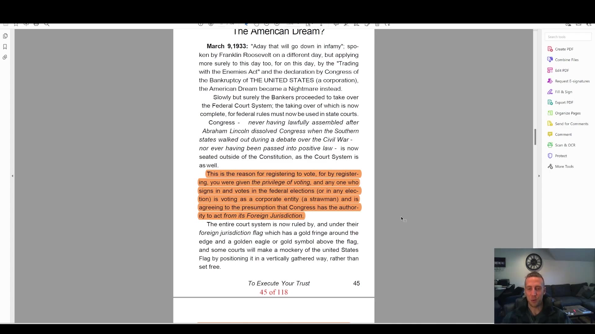 STRAWMAN Gnosis, Sovereignty, Trust Law