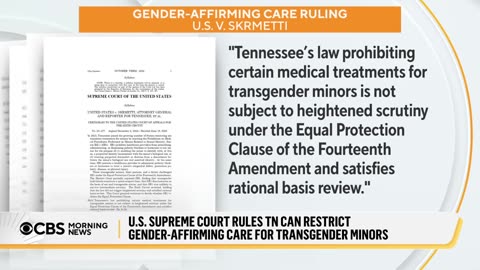 Supreme Court upholds gender-affirming care ban