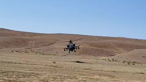 AH64 Apache Low Pass