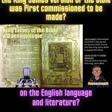 How many years has it been since the King James version of the Bible was first commissioned?