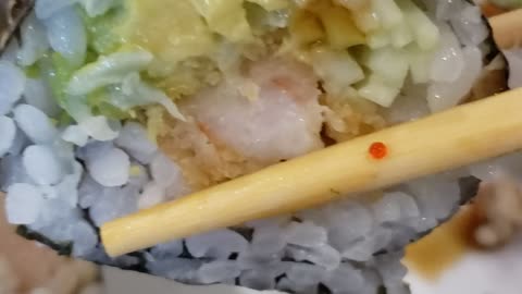 ASMR Fried Shrimp Sushi + Tasty Mukbang