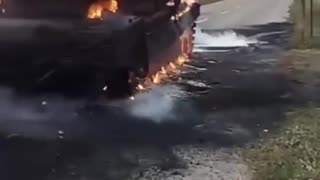 🔥💥 Ukraine Russia War | Burning Ukrainian T-64BV Tank on the Front Lines | RCF