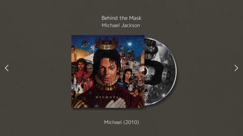 Michael Jackson - Behind the Mask (Audio)