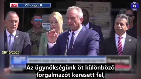 【HU】Robert F. Kennedy Jr. bejelentette a Kínából származó vape-ek felszámolását