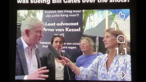 Dutch lawyer arrested because he was sueing Bill Gates over the shots? More info in the description area..