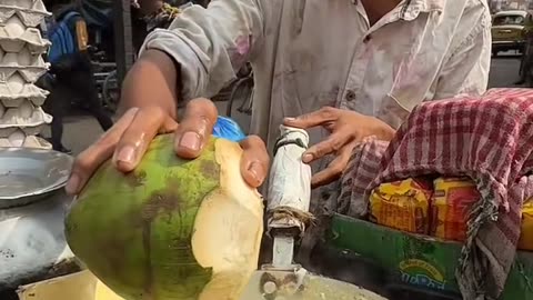 Indian Street Food Coconut Milk Fried Egg