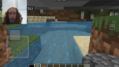 How to build a bridge over a canal in Minecraft Bedrock