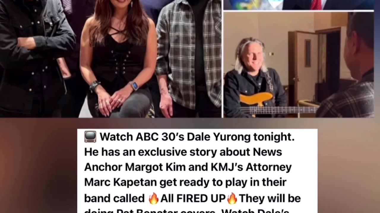 "All Fired Up Concert," with Attorney Marc Kapetan and ABC 30's Margot Kim