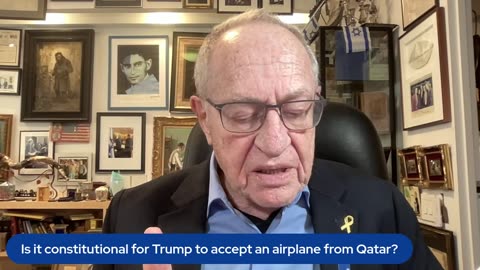Is it constitutional for Trump to accept an airplane from Qatar?