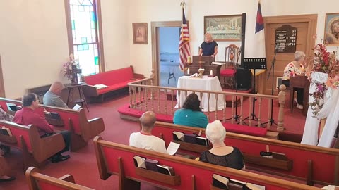 Vernon Chapel Communion Sunday Service (Esth. Ch.4:6-16 Greater Things) led by Brenda Lewis 7/6/2025