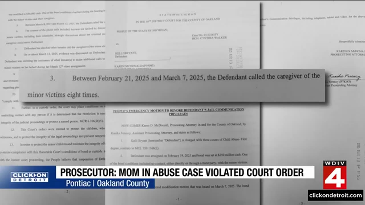 Prosecutor Oakland County mom accused of abandoning 3 kids...