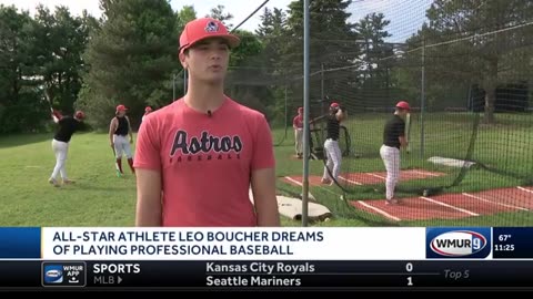 All-Star Athlete Leo Boucher dreams of playing professional baseball