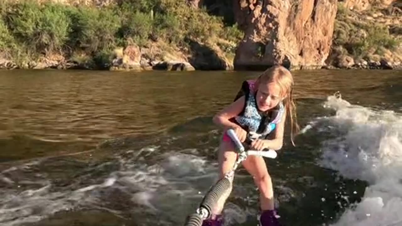 It's never to early to learn (via:@rowleyadventures) #wakeboarding