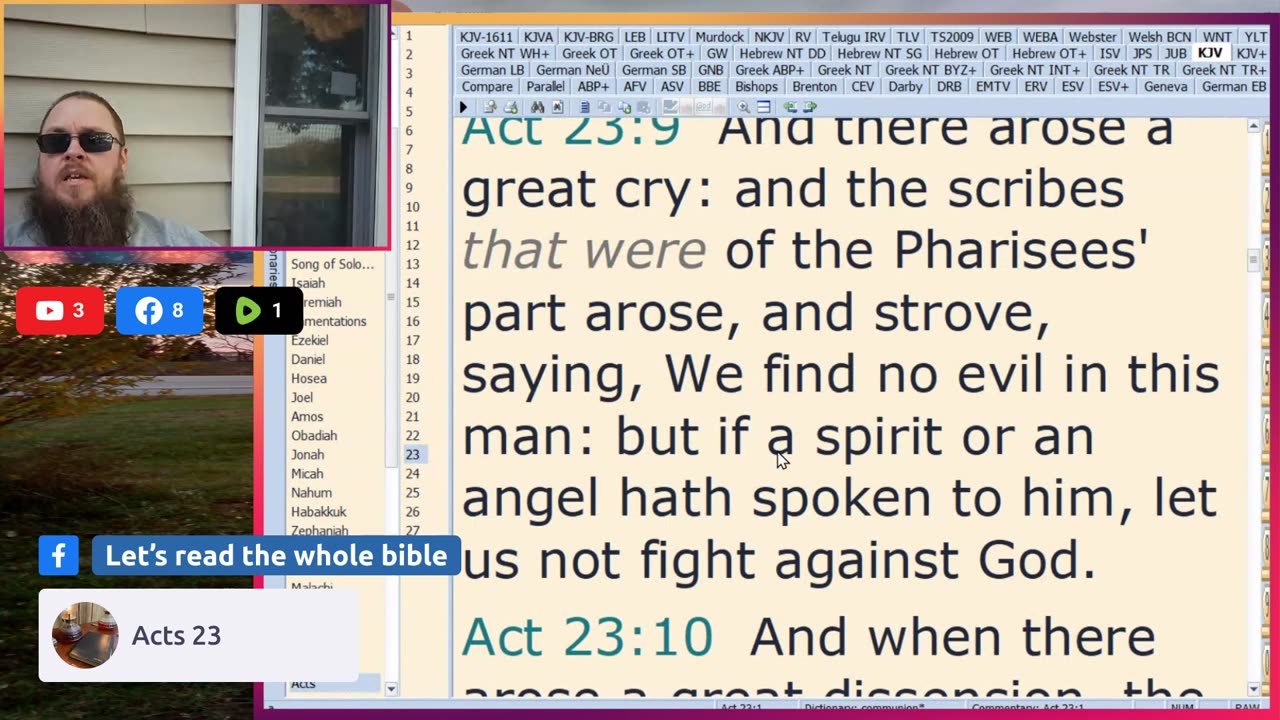 Let's Read the Whole Bible Y'all!! 05/12/2025