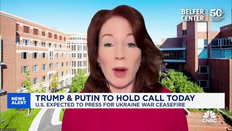 Putin and Trump do not have the same objectives in today's phone call, says Meghan O’Sullivan