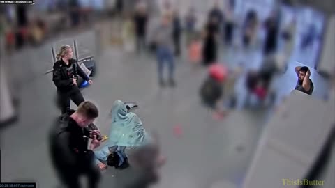 CCTV, bodycam footage shows brothers assaulting police officers at Manchester airport