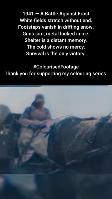 Winter Combat Struggles #ColourisedHistory