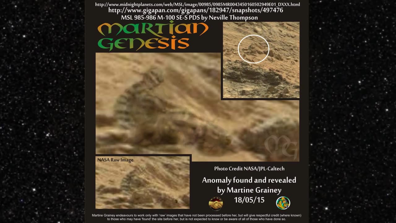 Martian Genesis: Compilation Anomalies Found on Mars # 4