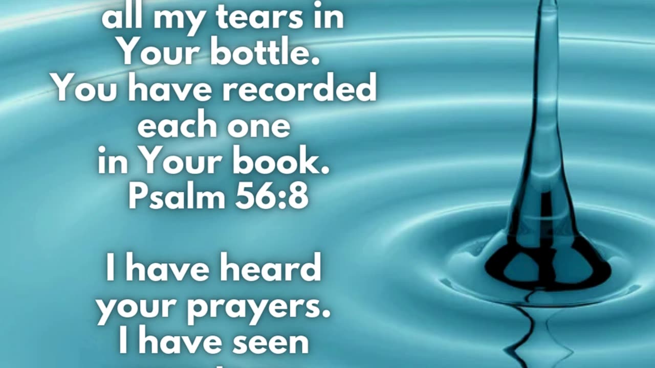 Tears are prayers too