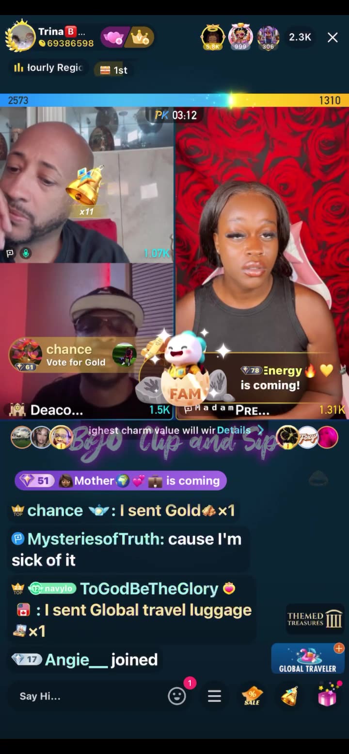 Team PK TrinaB the brother MadamLo n talk about TomiKay 5/7/25 #bigoclipandsip