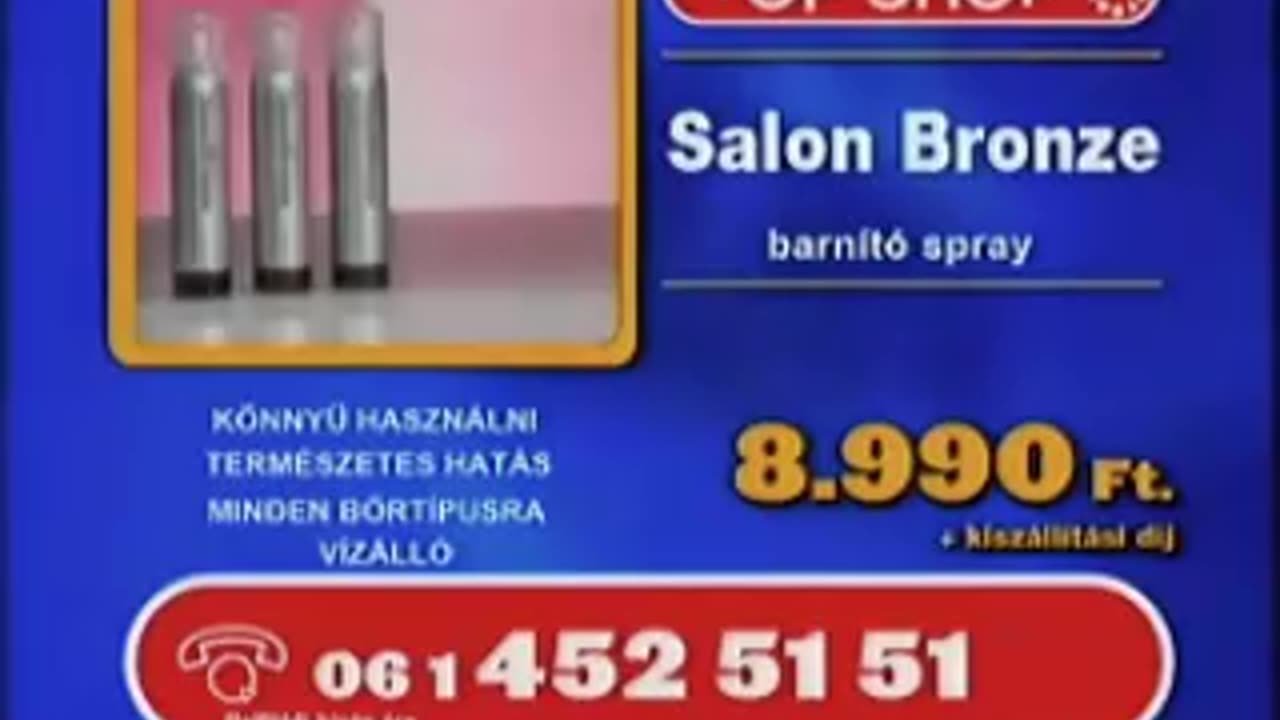 Top Shop | Salon Bronze barnító spray (2006)