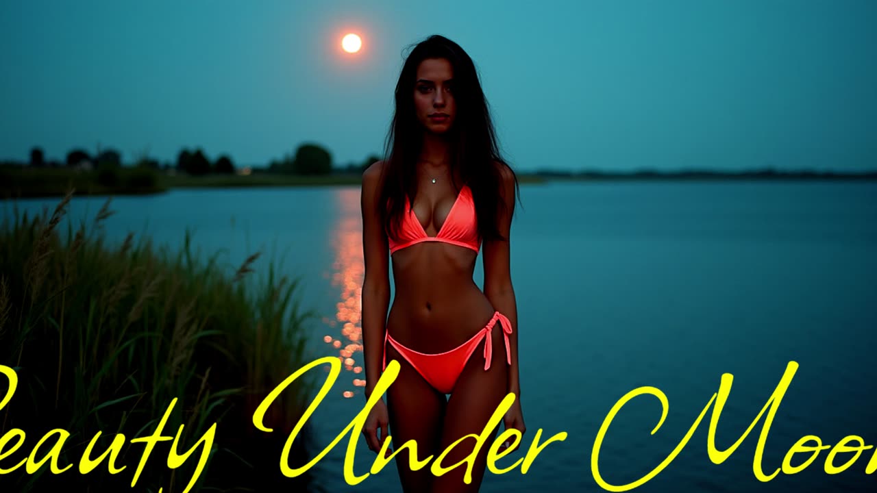 Electronic Music. Song Beauty Under the Moon.