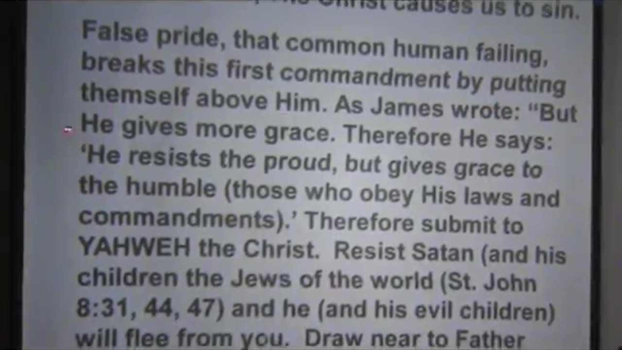 James Wickstrom - The 1st commandment