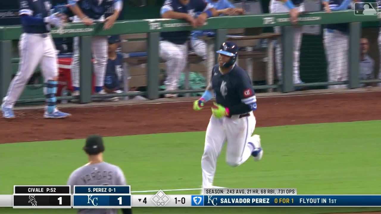 Salvador Pérez superó a Magglio Ordóñez en este renglón histórico