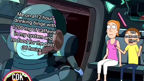 Me on a 12 hours drinking binge with 1200 mg of caffeine in my system and no food for the past 36 Hr