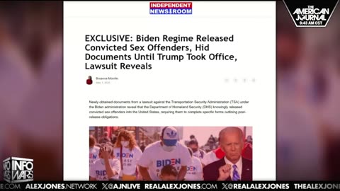 ALEX JONES - INFOWARS LIVE - ALEXJONES.NETWORK - THERE'S A WAR ON FOR YOUR MIND! ➡ THE ALEX JONES SHOW • THE AMERICAN JOURNAL WITH BREANNA MORELLO • WAR ROOM WITH HARRISON SMITH