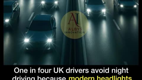 One in four drivers in the UK now avoid night driving because modern car light