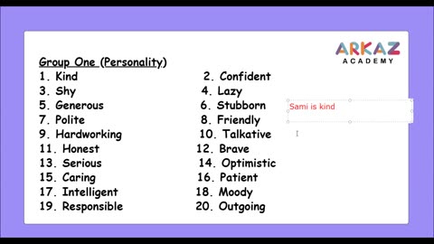 Describing people(7)