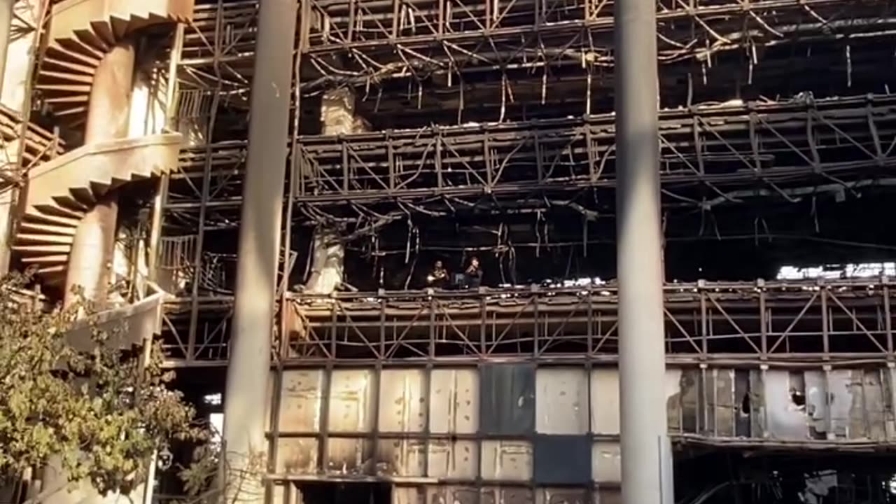 Musicians perform Beethoven's Symphony No. 9 at IRIB building hit by Israeli airstrike