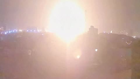 Tehran blast caught on camera