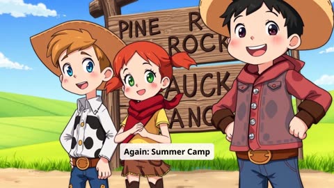 The Cowboy Kids Ride Again | Summer Camp Adventure with Jesse, Rosy & Buck