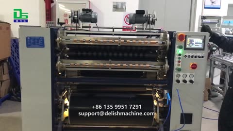 Ribbon slitting machine is used for the production of printing consumables