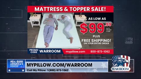 Check Out The Exclusive WarRoom Posse Deals Today! Only At MyPillow.com/warroom