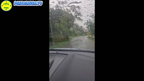 Jarnołtów, gmina Otmuchów (27 lipca 2025, godz. 11:00) – sytuacja pogodowa - podtopienia