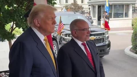 President Donald J. Trump welcomes the Crown Prince and Prime Minister of the Kingdom of Bahrain to the White House