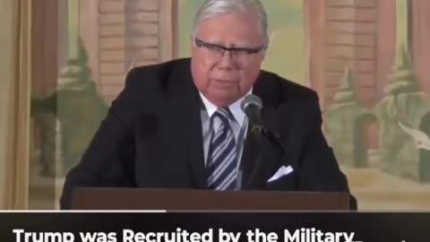 President Trump was RECRUITED to run for President by the Military