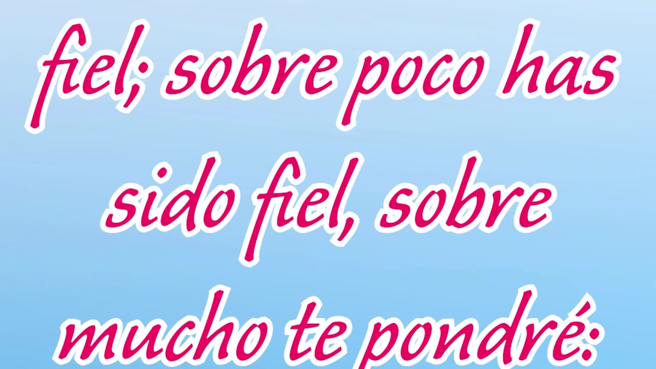 "Fidelidad Recompensada: La Alegría del Señor" metao 25:23 #shorts #youtubeshorts #youtube #ytshorts