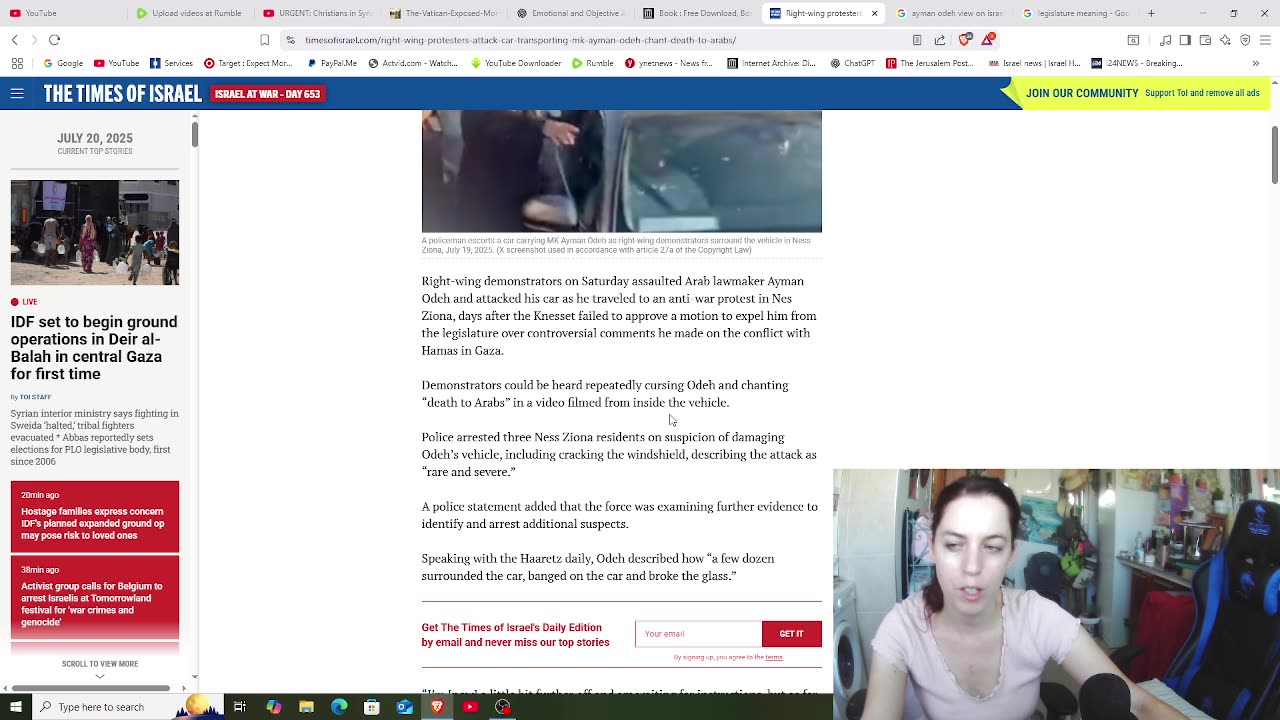 When Being A ''Democracy" Back Fires..