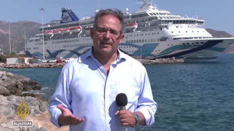 Pro-Palestinian protest halts Israeli cruise in Greece