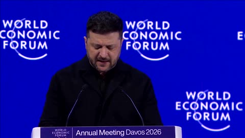 Zelenskiy starts Davos speech with 'Groundhog Day' jab