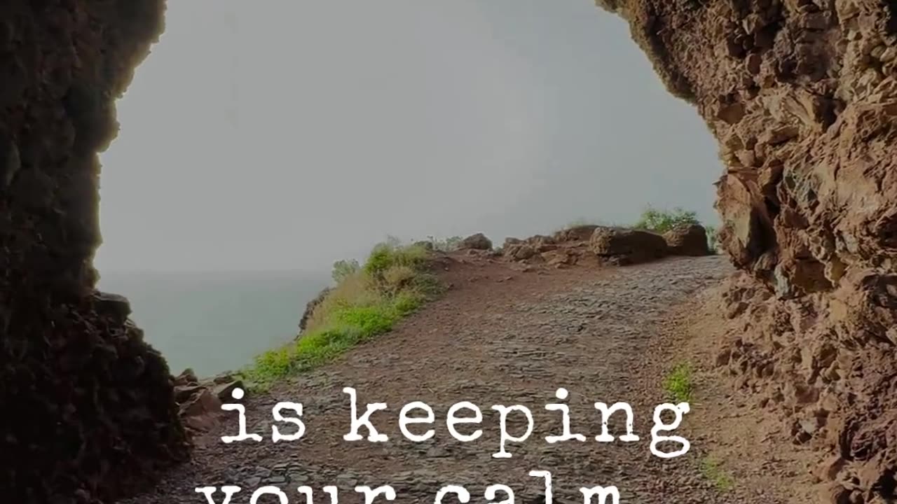 Sometimes real strength is letting go