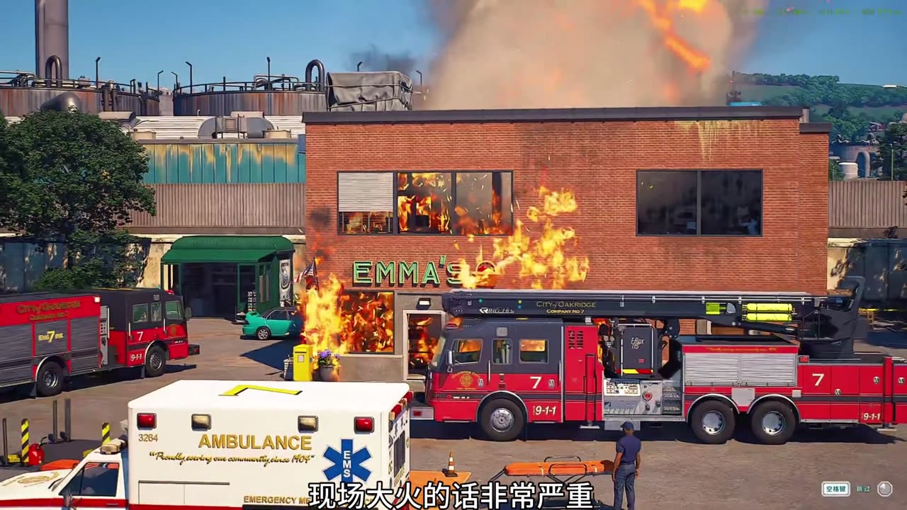 游戏模拟消防英豪-火苗燃动,沉浸式体验救火 #steam游戏 #游戏推荐 #游戏解说