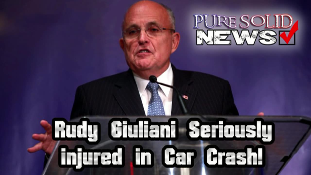 Rudy Giuliani seriously injured in car wreck after helping domestic violence victim